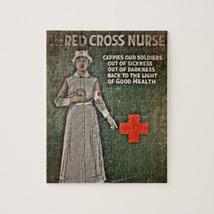 Nurse Requesting Donations WWI Jigsaw Puzzle