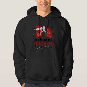 Nurse Respiratory Therapist Christmas, Lung Christ Hoodie