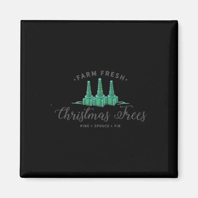 Nurse respiratory therapist christmas rt xmas tree magnet (Front)
