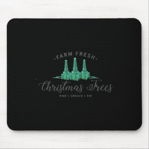 Nurse respiratory therapist christmas rt xmas tree mouse pad