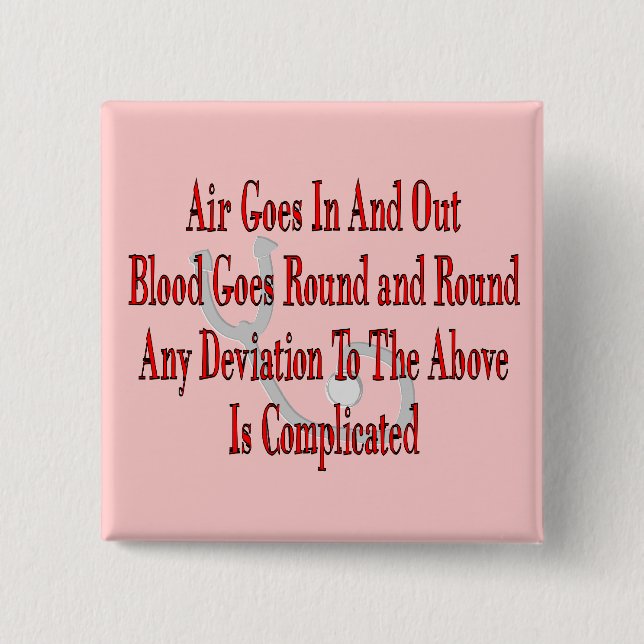 Nurse/Respiratory Therapist Gifts 15 Cm Square Badge (Front)