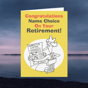 Nurse Retirement Card