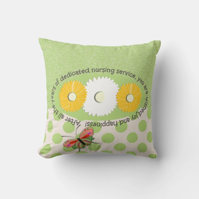 Nurse Retirement Pillow (Front)