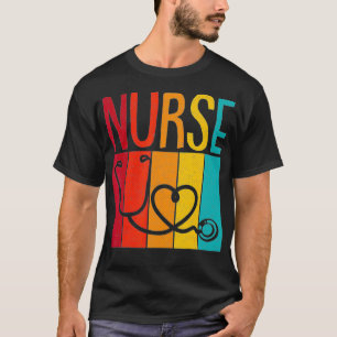 Nurse Retro Registered RN Nursing Student Graduati T-Shirt