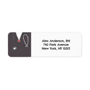 Nurse Return Address Label