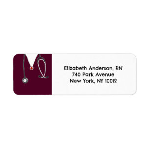 Nurse Return Address Label