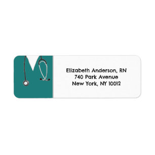 nurse return address label