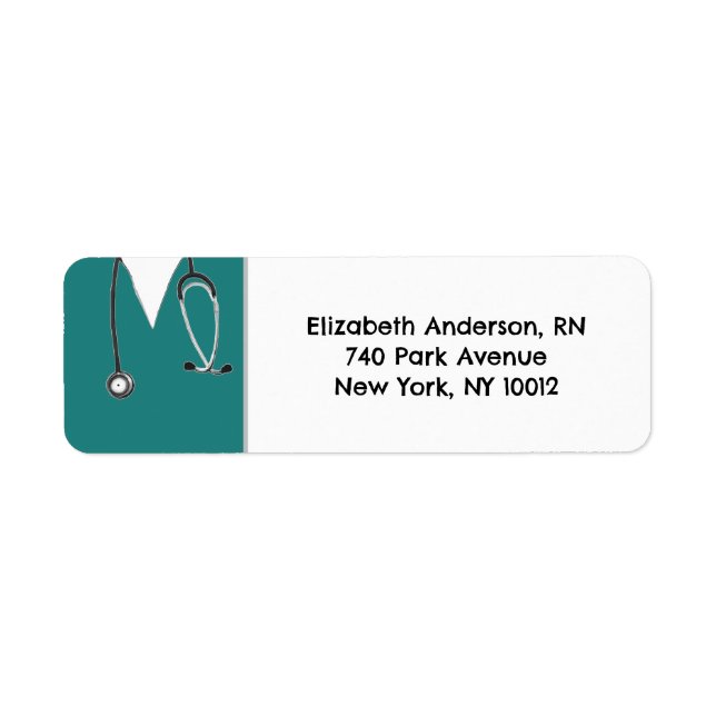 Nurse Return Address Label (Front)
