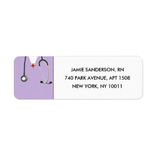 Nurse Return Address Labels