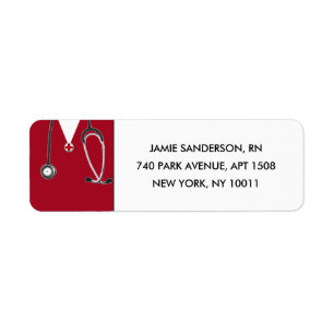 Nurse Return Address Labels