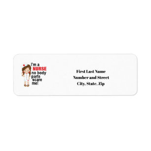 Nurse Return Address Labels for Caregivers