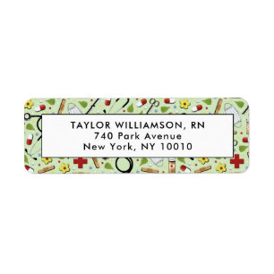 Nurse return-address return address label