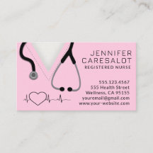 Nurse RN, LVN, LPN, Caretaker Business Card