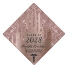 Nurse Rose Gold Glitter Personalised