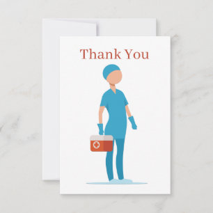 Nurse sentiment Thank You Card
