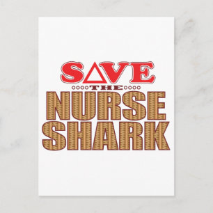 Nurse Shark Save Postcard