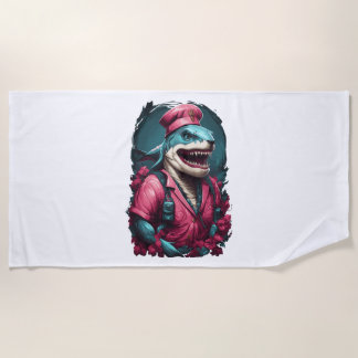 Nurse SharkAngel SharkNurses PracticeShark day   Beach Towel