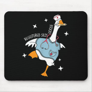 Nurse Silly Goose Paediatrics Nurse Appreciation B Mouse Pad