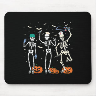 Nurse Skeleton Halloween Healthcare 1 Mouse Pad