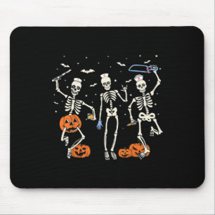 Nurse Skeleton Halloween Healthcare 2 Mouse Pad