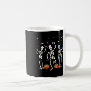 Nurse Skeleton Halloween Healthcare Coffee Mug