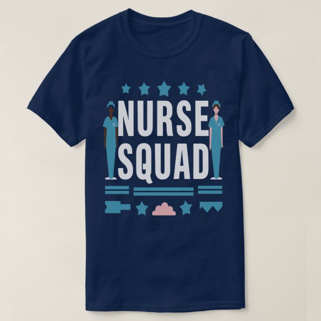 Nurse Squad Design T-Shirt (Design Front)