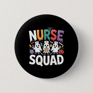 Nurse Squad Ghost Halloween 6 Cm Round Badge