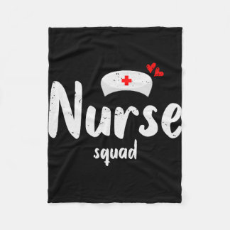Nurse Squad Proud to be a Nurse Fleece Blanket