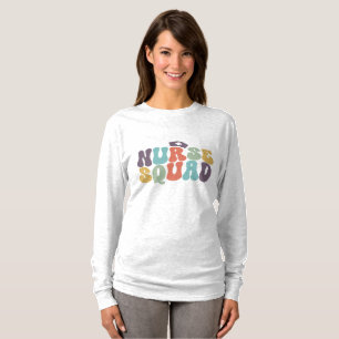 Nurse Squad Retro Boho T-Shirt