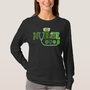 Nurse St Patrick S Day Nursing Cute Health Worker T-Shirt