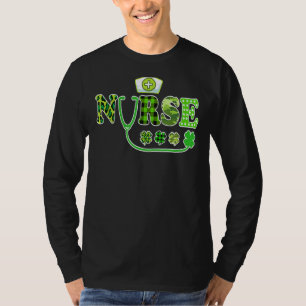Nurse St Patrick S Day Nursing Cute Health Worker T-Shirt