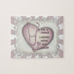 Nurse Stethoscope Heart Jigsaw Puzzle