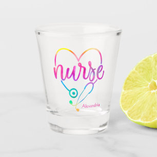 Nurse Stethoscope Shot Glass