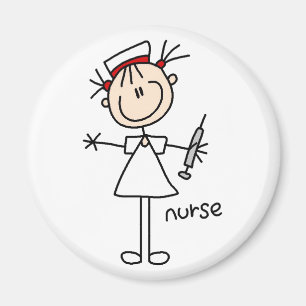Nurse Stick Figure Magnet