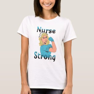 Nurse Strong Vintage Retro Vibes T-Shirt