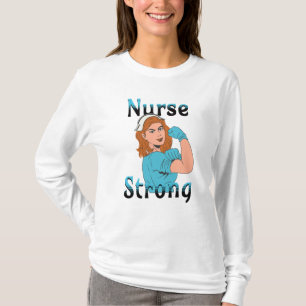 Nurse Strong   Vintage Retro Vibes T-Shirt