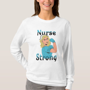 Nurse Strong Vintage Retro Vibes T-Shirt