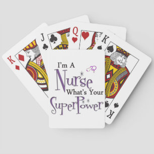 Nurse Superpower Playing Cards