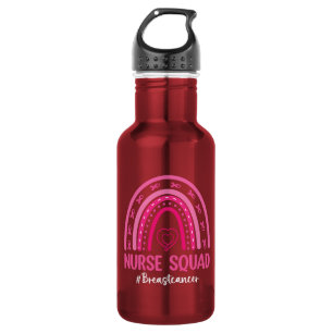 Nurse Support Squad Breast Cancer Awareness 532 Ml Water Bottle