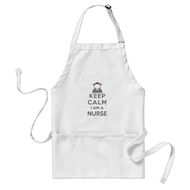Nurse Symbol Keep Calm I am a Nurse Standard Apron (Front)