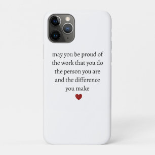 Nurse teacher mother appreciation pround Thank iPhone 11 Pro Case