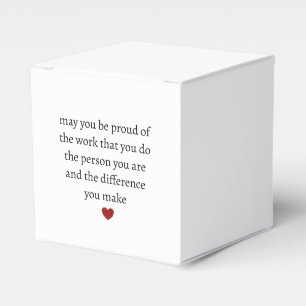 Nurse teacher mother appreciation pround Thank Favour Box