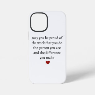 Nurse teacher mother appreciation pround Thank iPhone 12 Mini Case