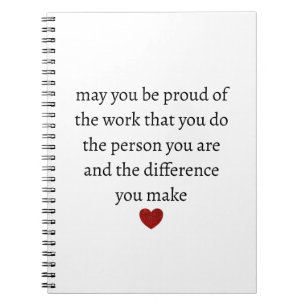 Nurse teacher mother appreciation  pround Thank   Notebook