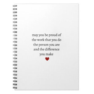 Nurse teacher mother appreciation pround Thank Notebook