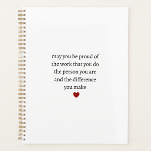 Nurse teacher mother appreciation  pround Thank   Planner