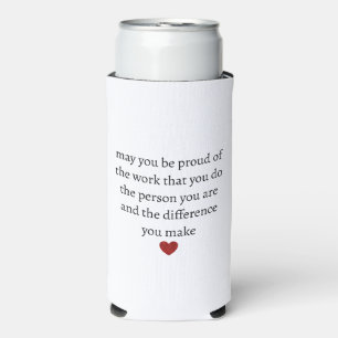 Nurse teacher mother appreciation pround Thank Seltzer Can Cooler