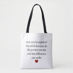 Nurse teacher mother appreciation pround Thank Tote Bag