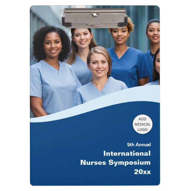 Nurse Technician Caregiver Medical Conference Clipboard (Front)