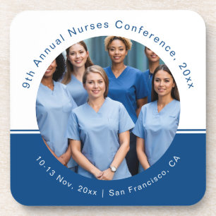 Nurse Technician Caregiver Medical Conference Coaster